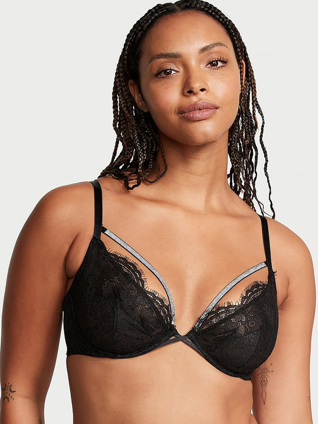 Victoria's Secret Self Design Cut and Sew Medium Coverage Underwired Embellished Bra