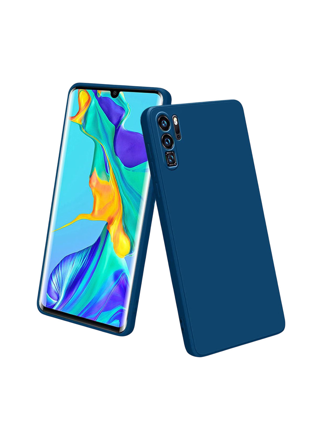 LIRAMARK Solid Printed Huawei P30 Pro Back Case Mobile Accessories