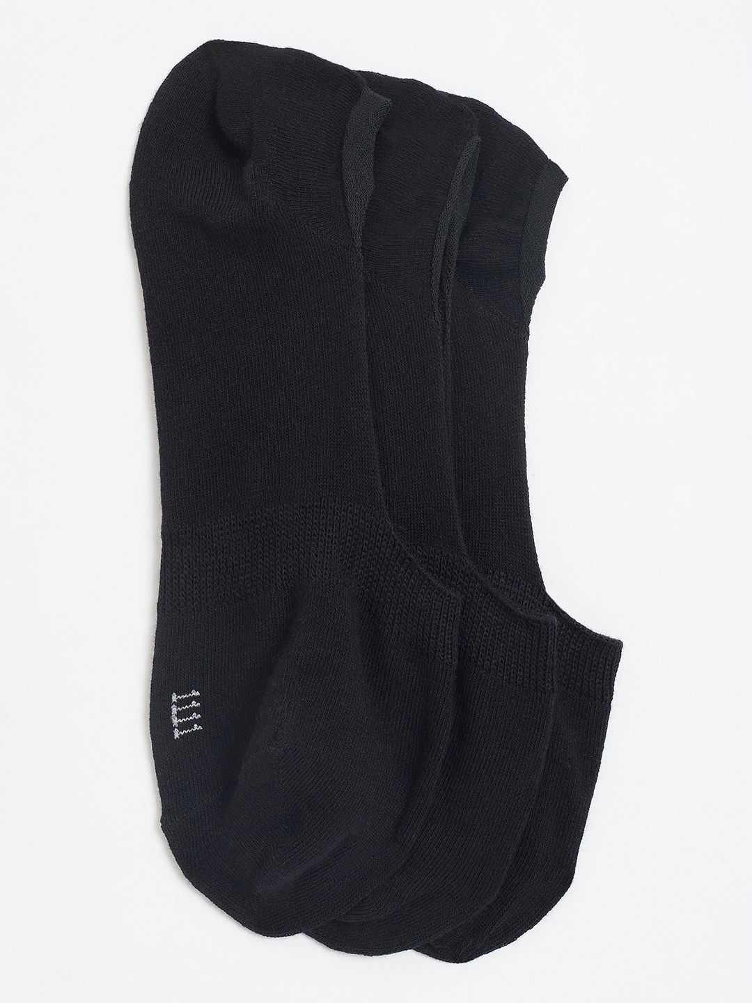 Camey Pack Of 3 Cotton Shoe-Liner  Socks