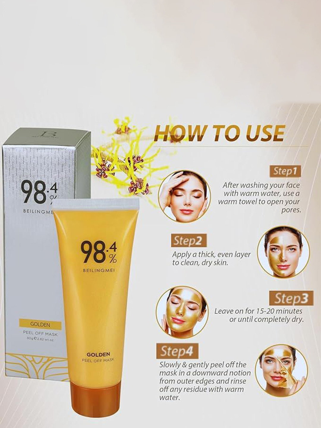 Toberer Gold Peel Off Mask - 100 g