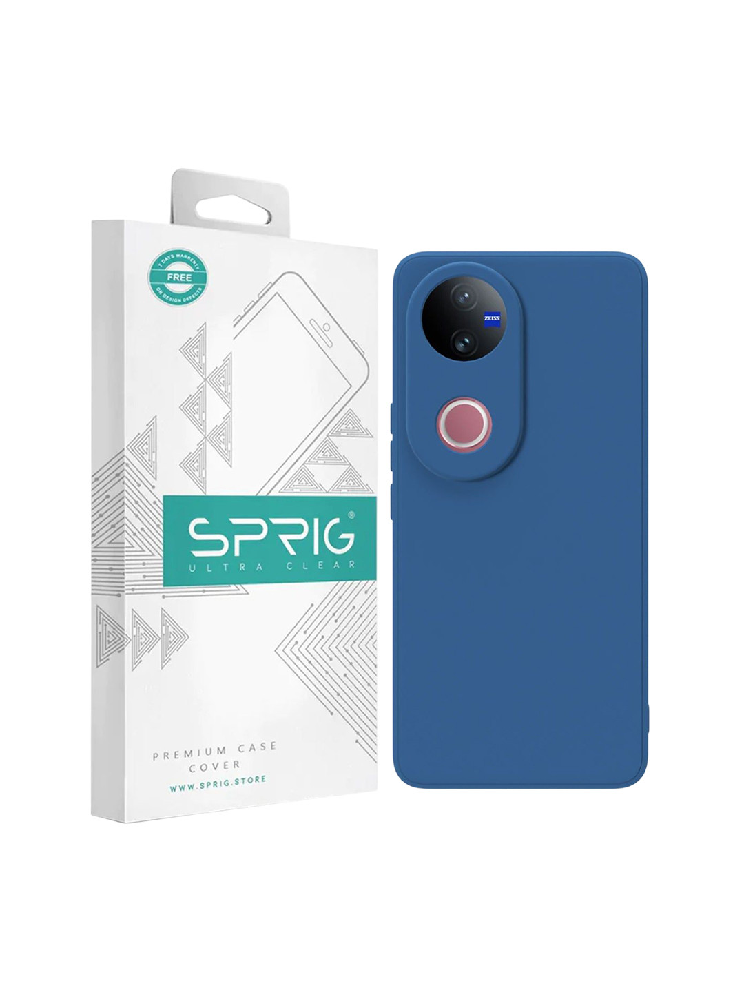 SPRIG Vivo V50 5G TPU Matte Back Cover