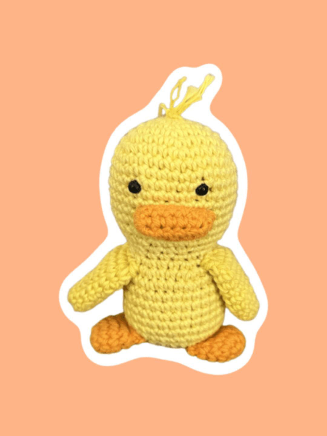 My Yarnery Crochet Cotton Duckling Key Chain