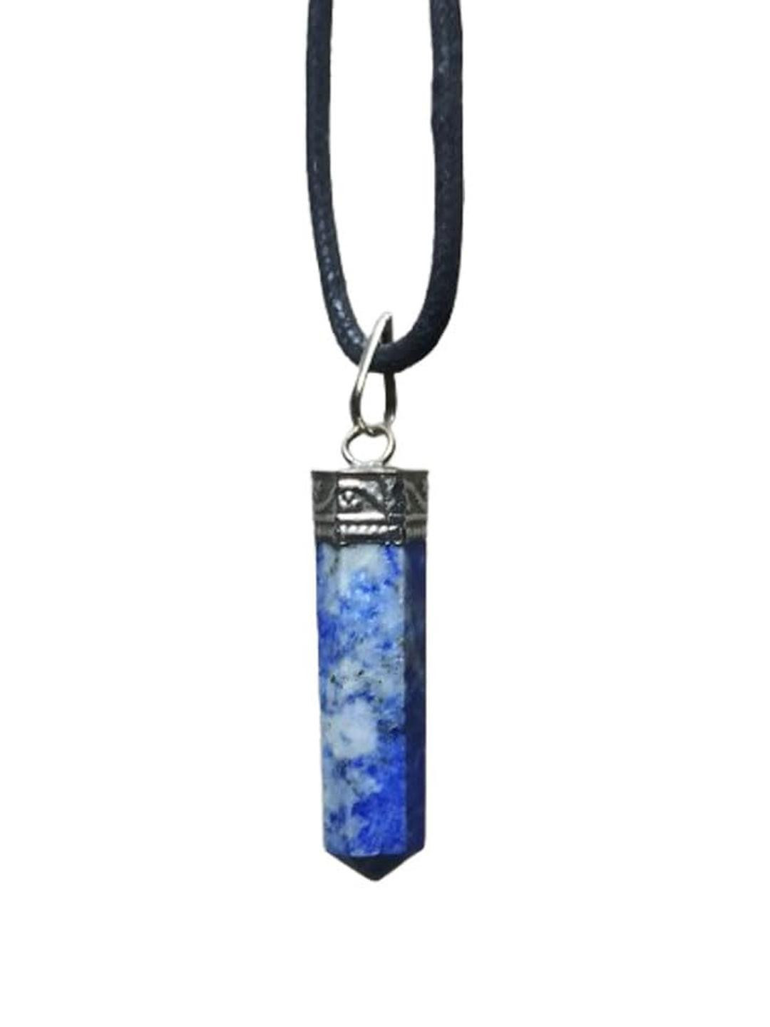 Aldomin Natural Lapis Lazuli Pencil Pendant
