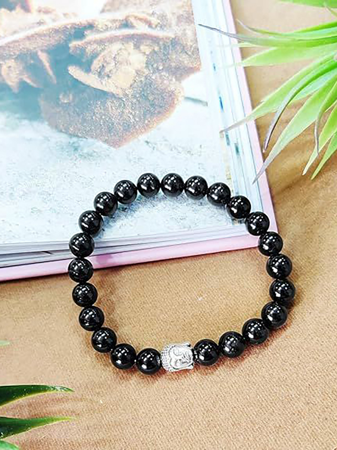 Shubhanjali Unisex Silver Handcrafted Silver-Plated Bracelet