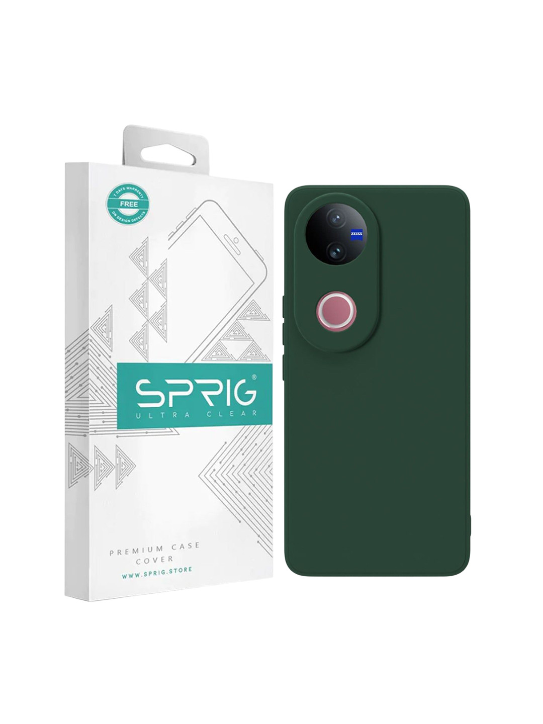 SPRIG Vivo V50e TPU Matte Back Cover