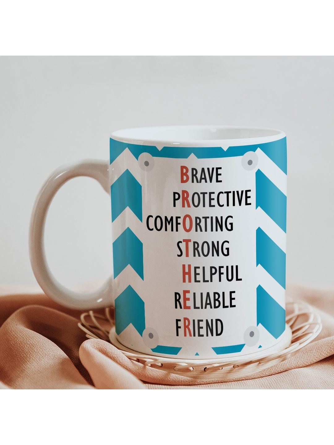 SKYTRENDS I Love You Grandma Quote Multicoloured Typography Ceramic Microwave Safe Mug-330ml