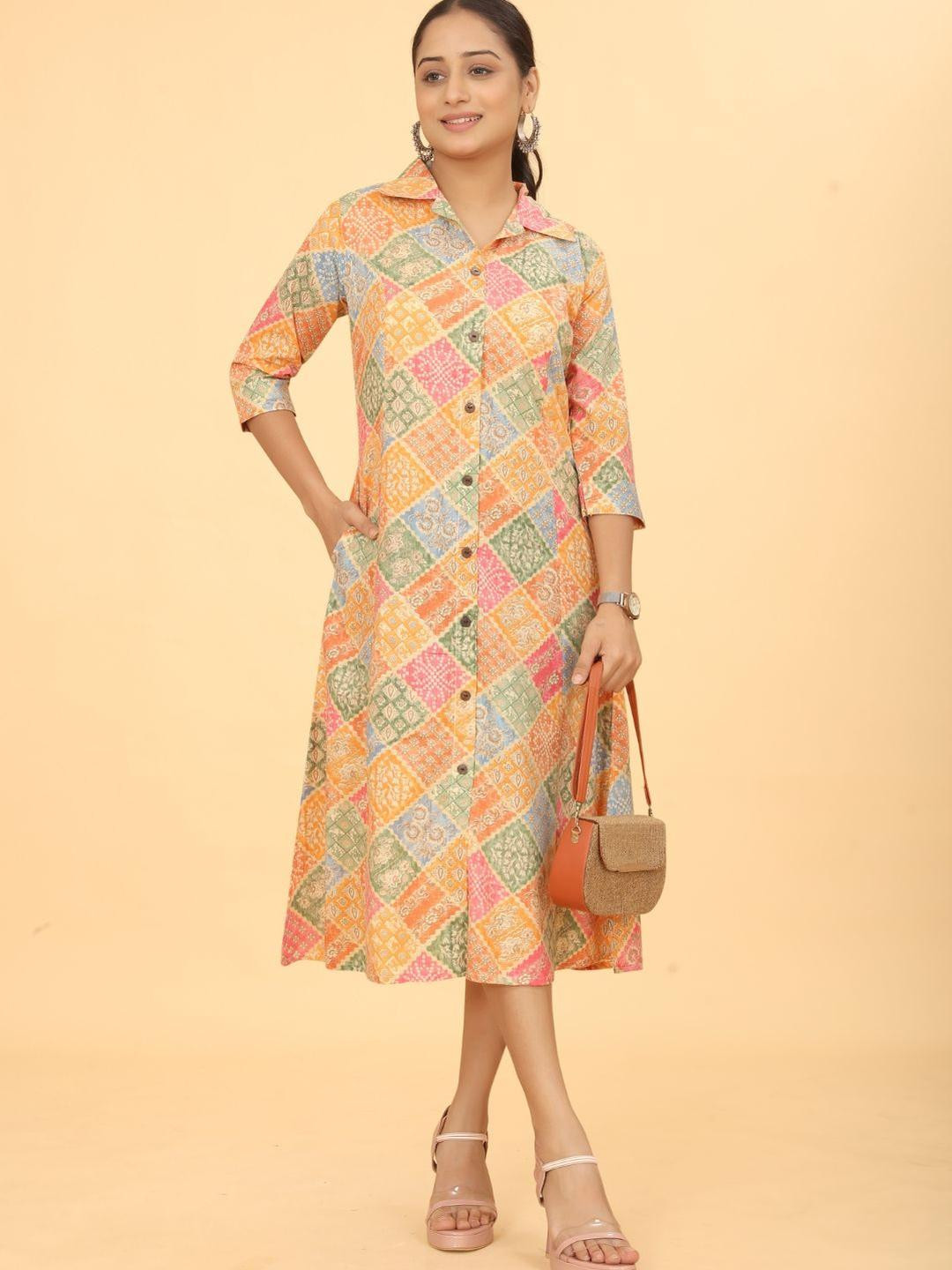 SZN Multi Viscose Rayon Kurtis