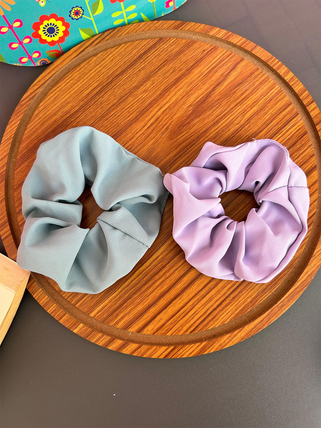 Radhya Accessories Women Large Summer Scrunchies Pack of 2
