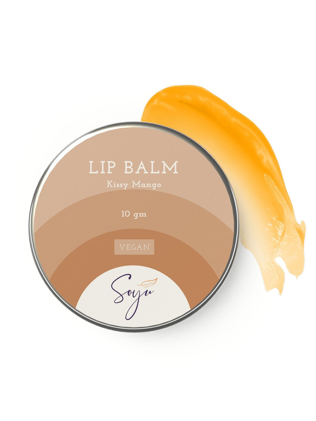 Soyu Kissy Mango Lip Balm With Shea Butter & Vitamin E - 10 ml