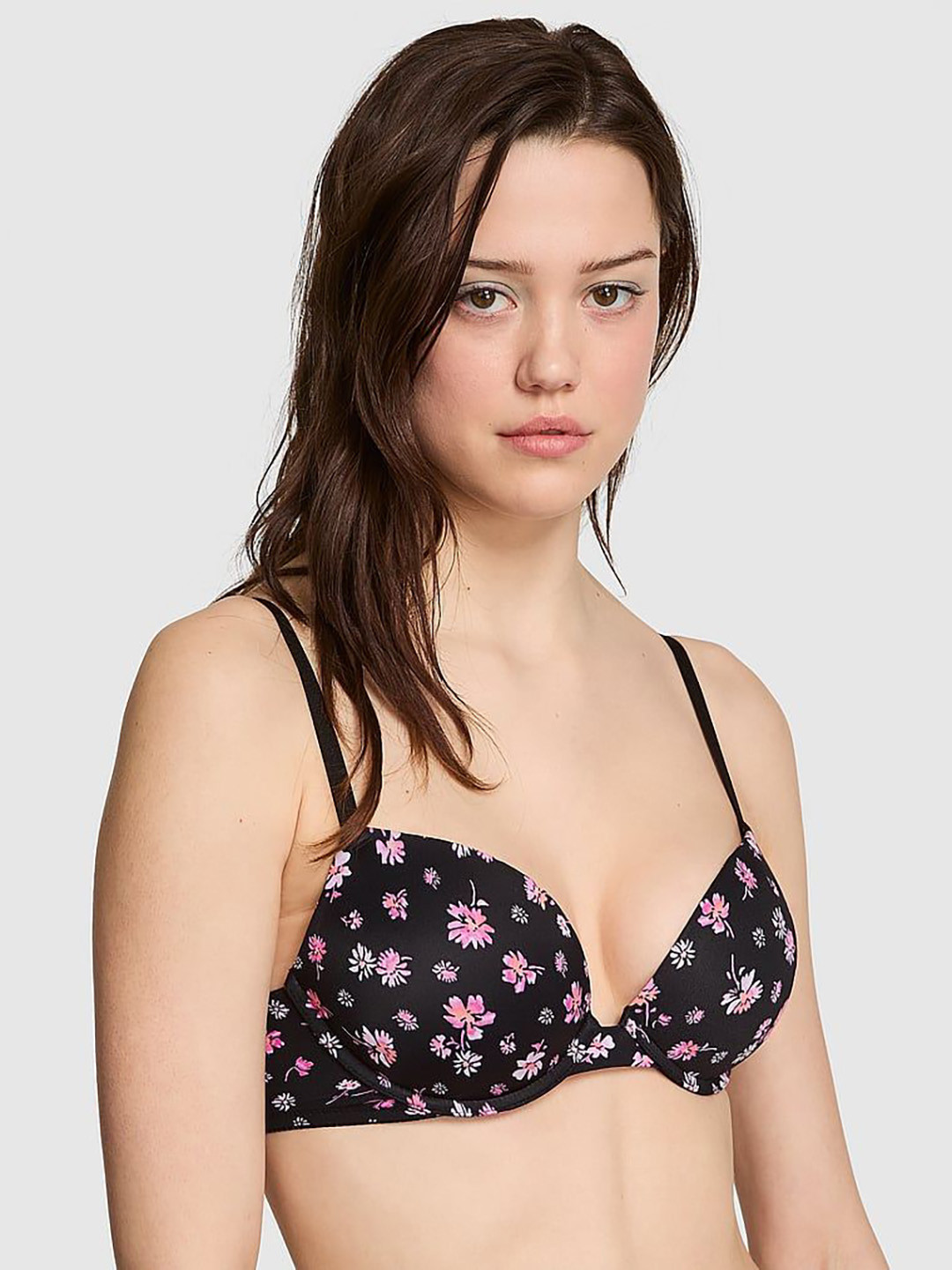 Victoria's Secret Women Floral Full Coverage Underwired Heavily Padded Bra
