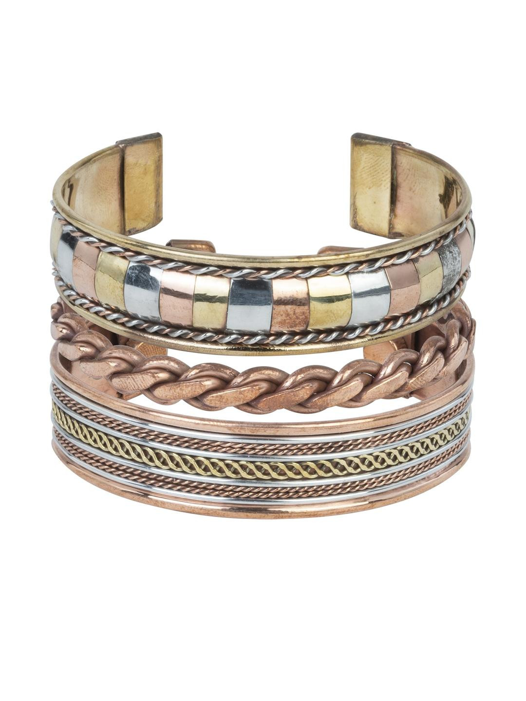 HINDCRAFT Copper-Plated Brass Bracelet