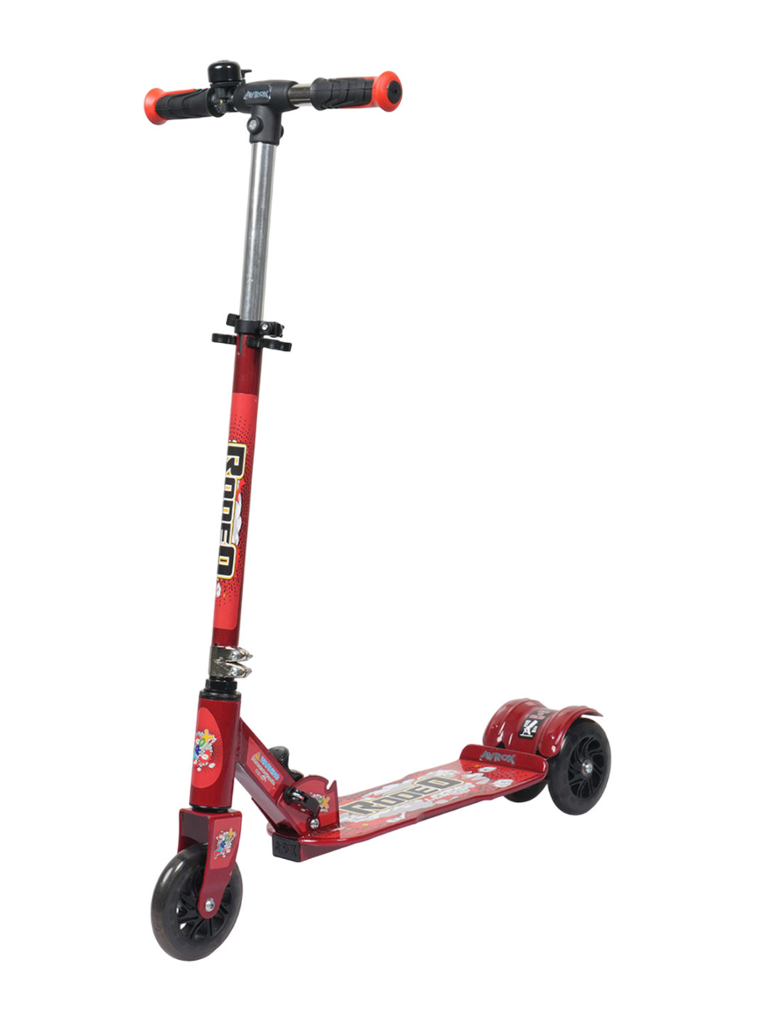 Dandles 3-Wheel Foldable and Adjustable Height KickScooter