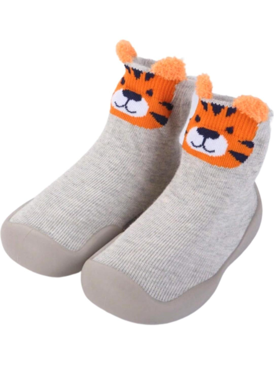 NESKA MODA 12 To 15 Months Baby Boys & Girls Anti-Skid Silicon Sole Rubber Socks Shoes/ Booties