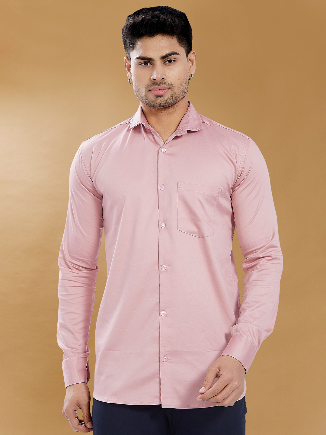 THE BEETEL HOUSE Men Regular Fit Semi Sheer Casual Shirt