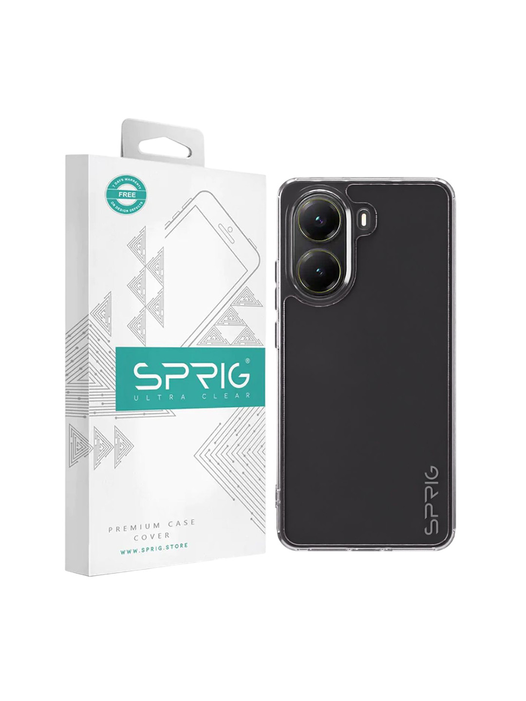SPRIG Xiaomi POCO X7 Pro Bayer Transparent Back Cover