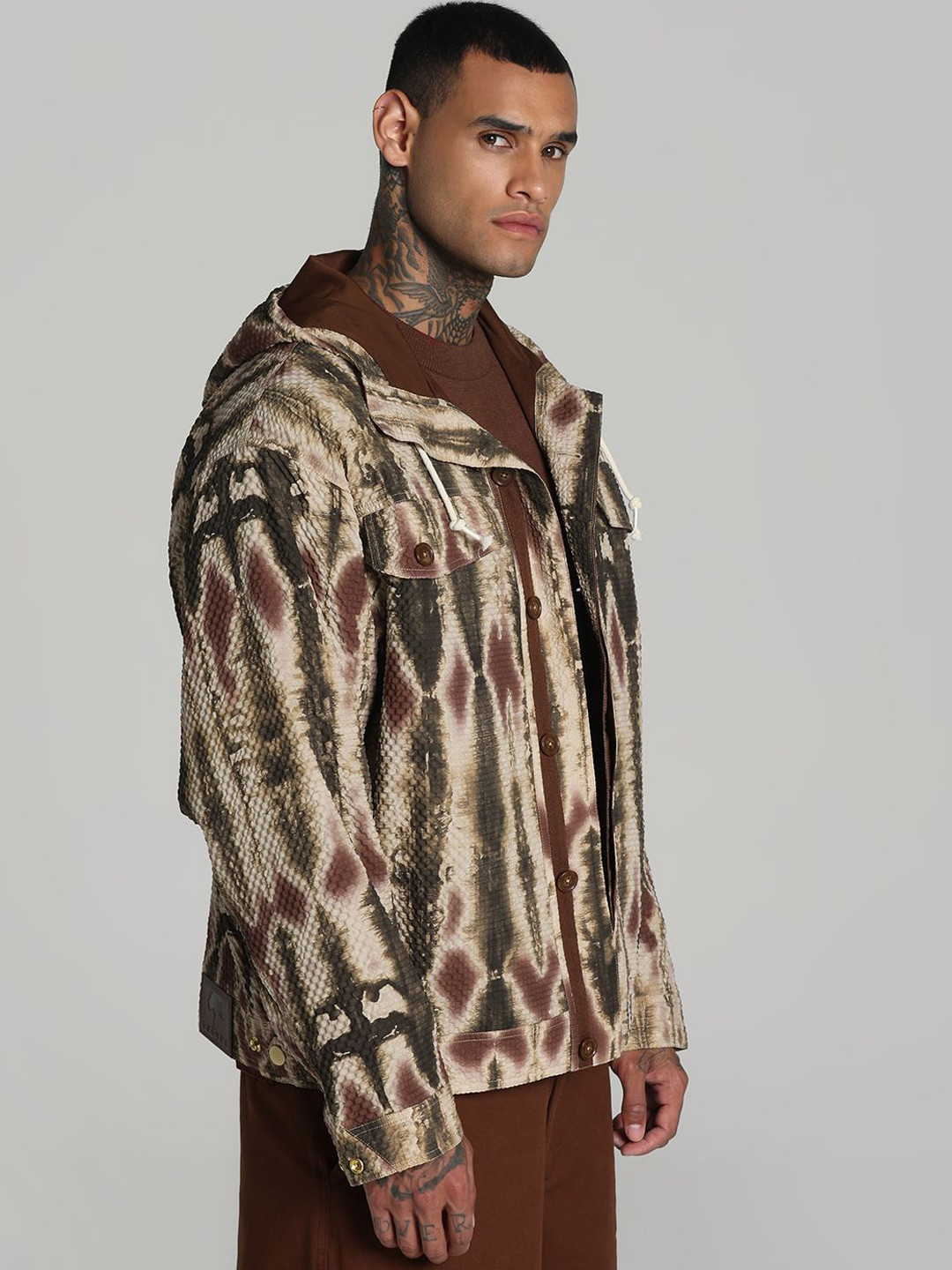 Puma Palais Artisan Seersucker Men Oversized Jacket