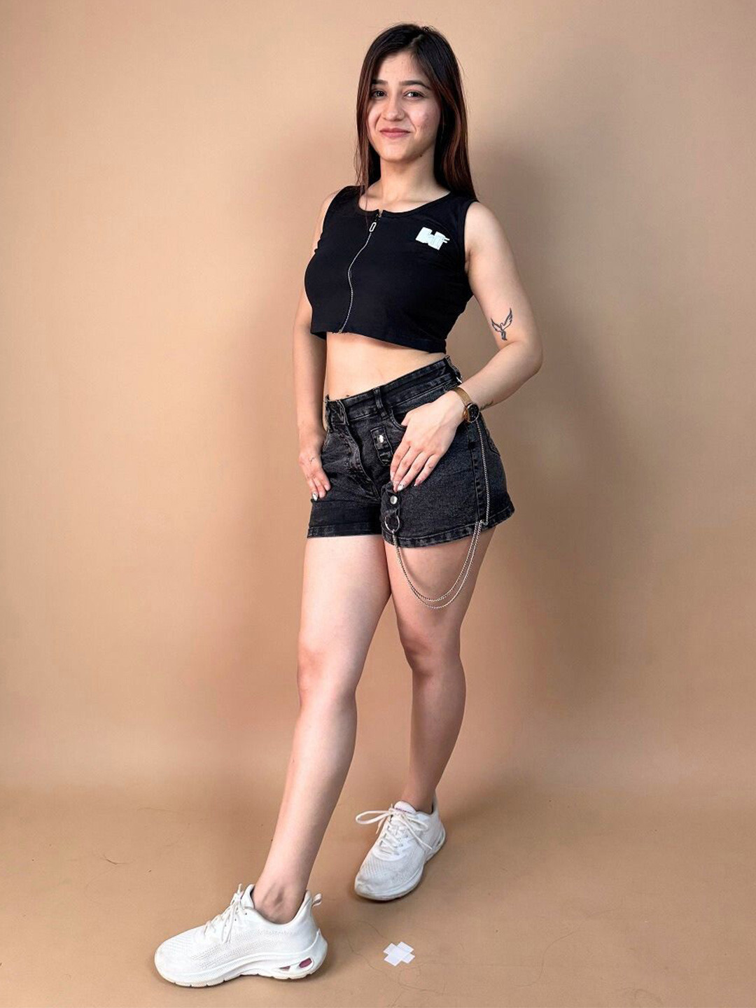 JAC INDIAN Women Cotton Tank Crop Top