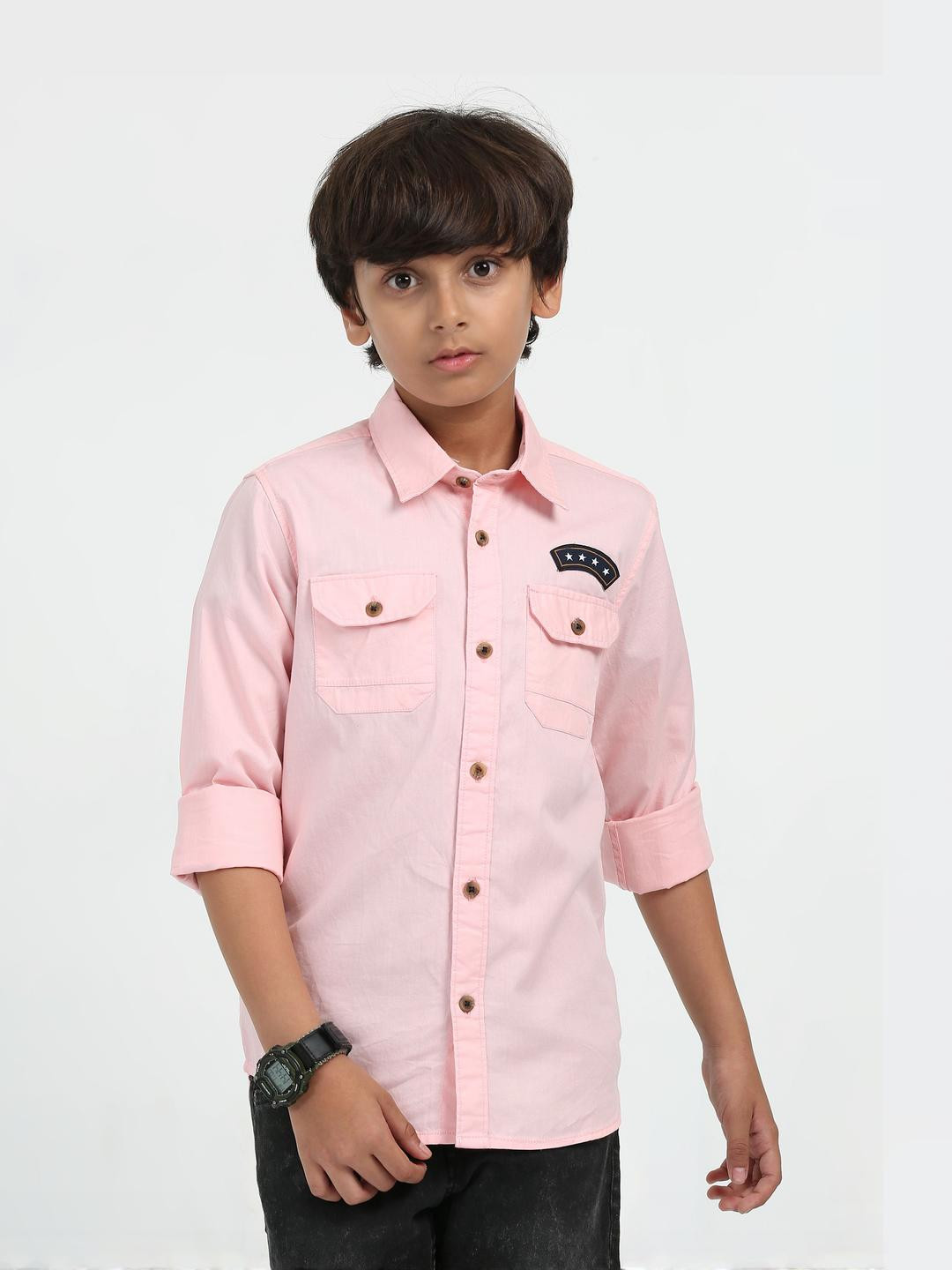 Rocket Science Boys Classic Slim Fit Casual Shirt