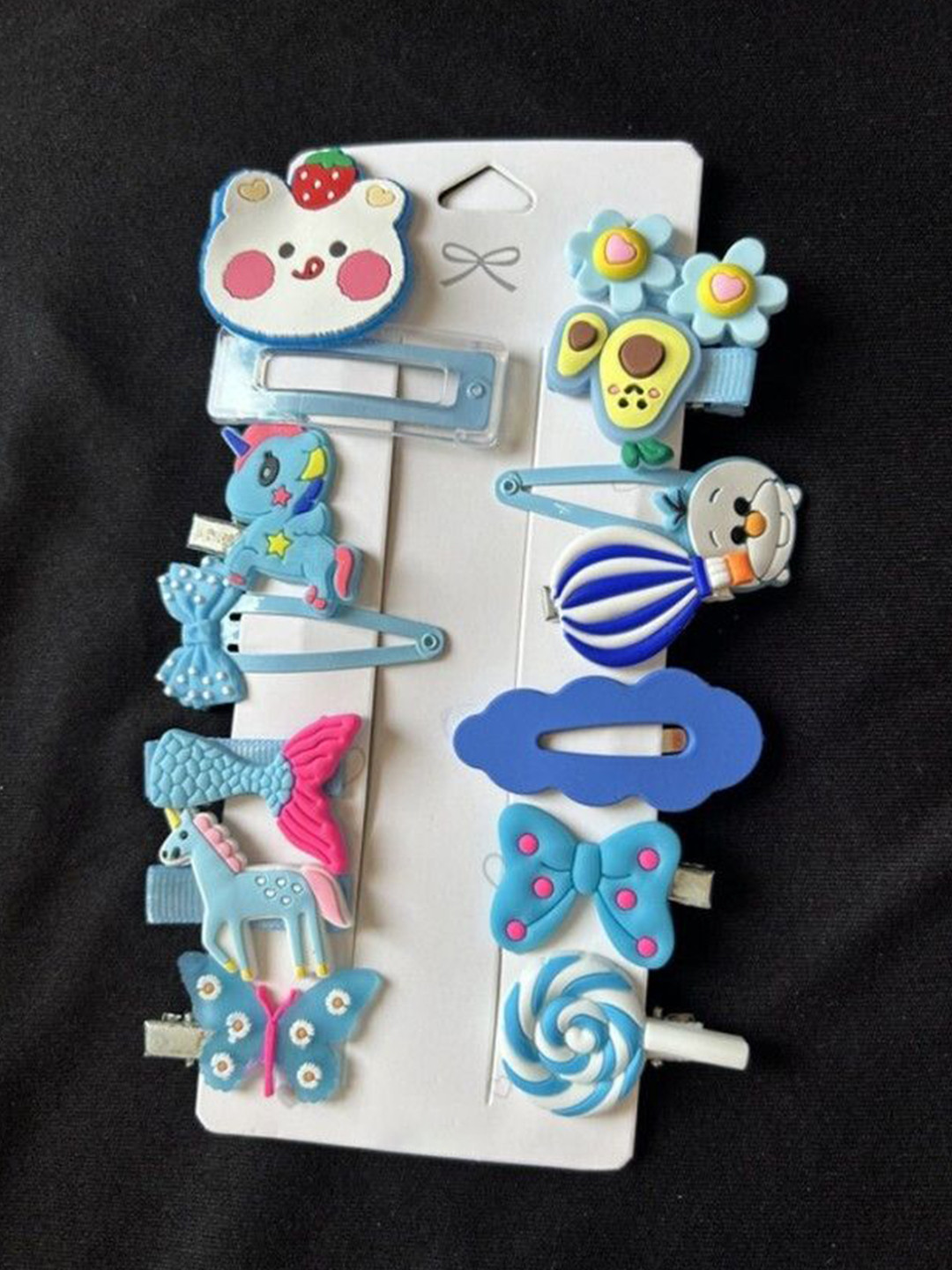 DIVASTRI Women 14 Pieces Alligator Hair Clip