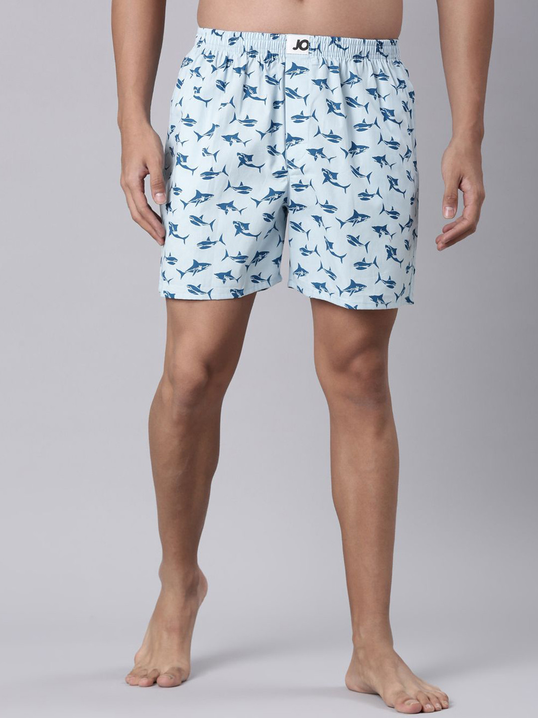 Joven Printed Pure Cotton Side Pocket Boxers 25JB1P-BS
