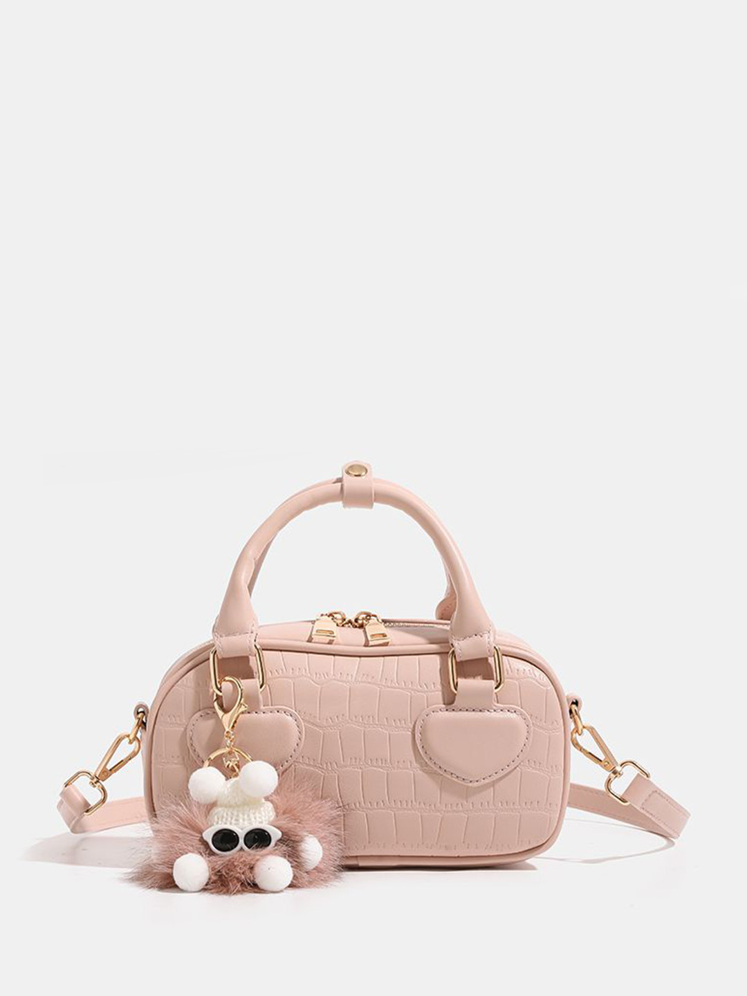 RAVE PU Structured Handheld Bag With Applique