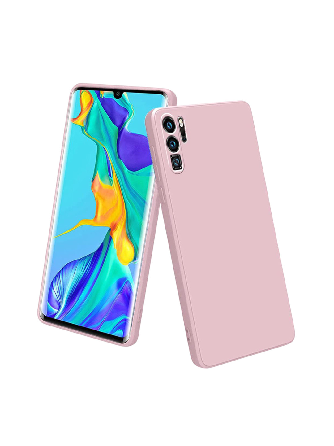 LIRAMARK Solid Printed Huawei P30 Pro Back Case Mobile Accessories