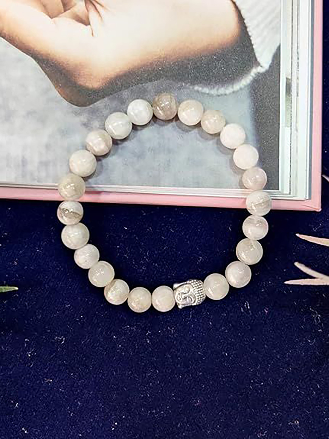 Shubhanjali Unisex Silver Handcrafted Silver-Plated Bracelet