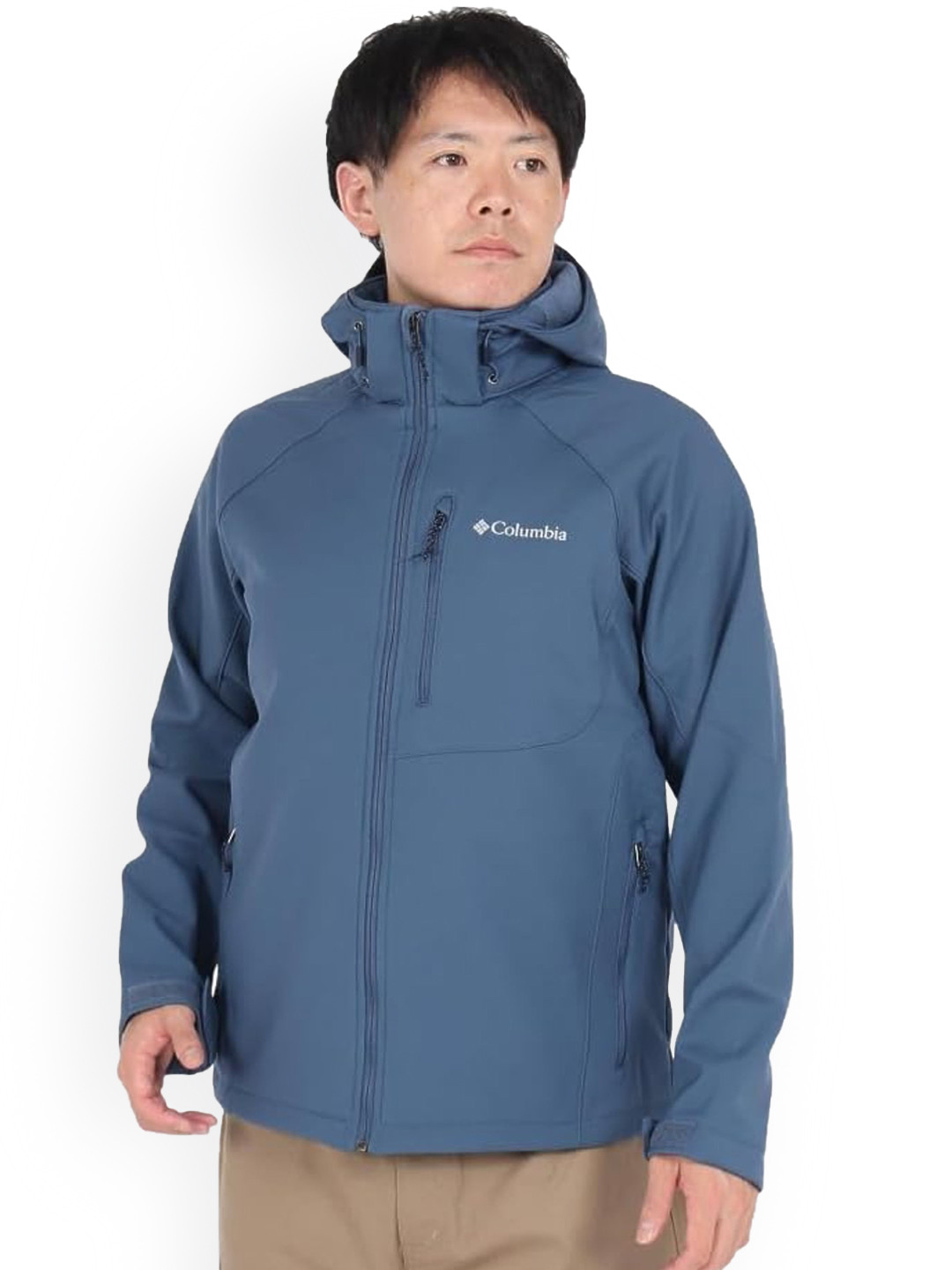 Columbia Cascade Ridge Hooded Brand Logo Printed Sporty Jacket