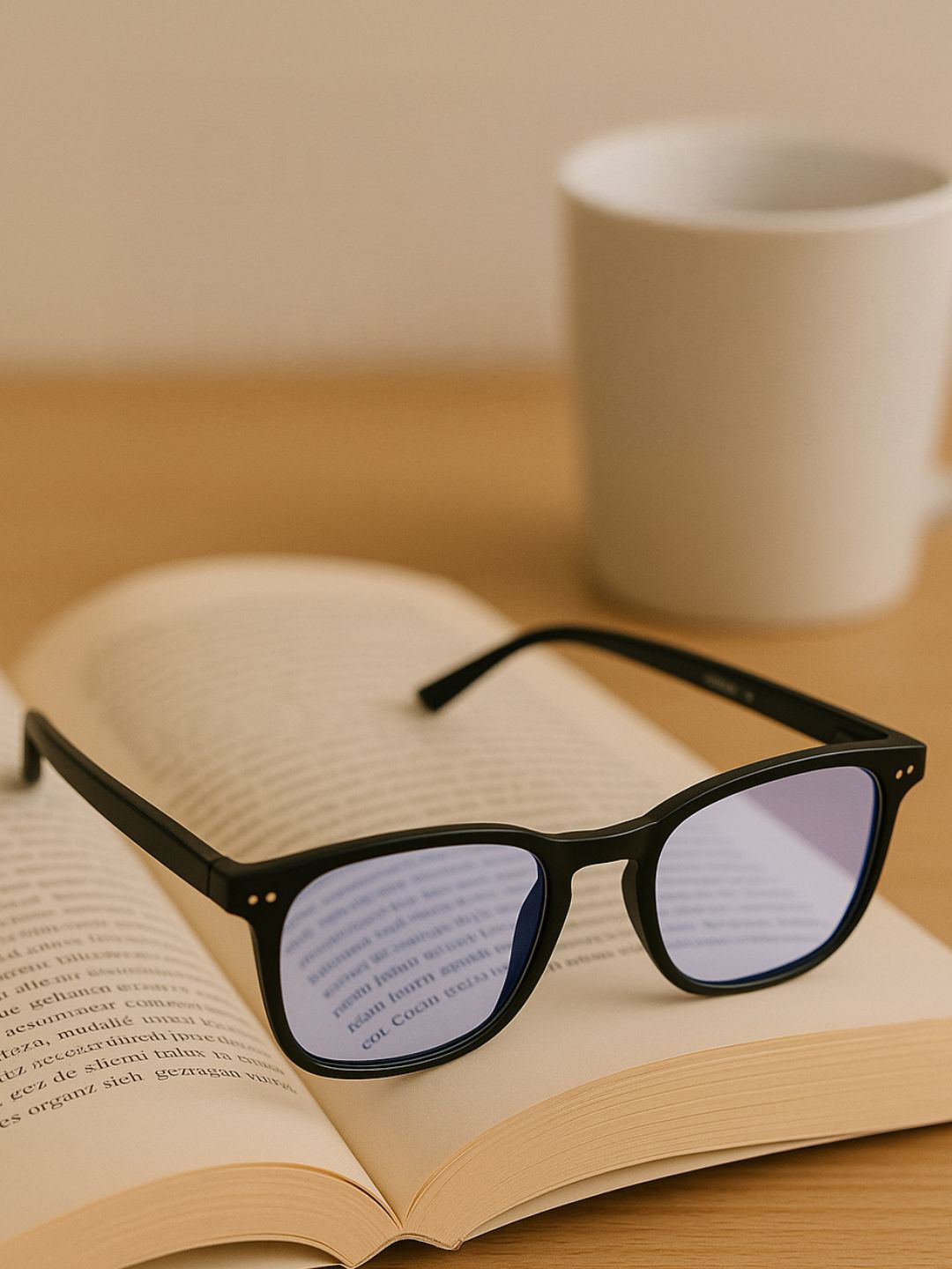 Yellow Bee Men Full Rim Square Frames