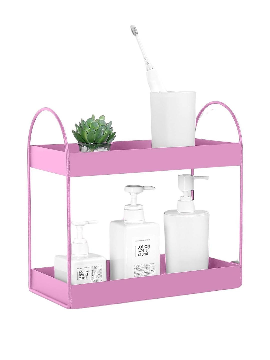 2-Tier Metal Standing Rack Vanity Organizer