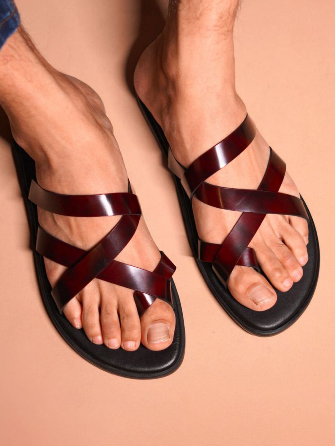 dmodot Men Pelle Borgogno Leather Espadrilles