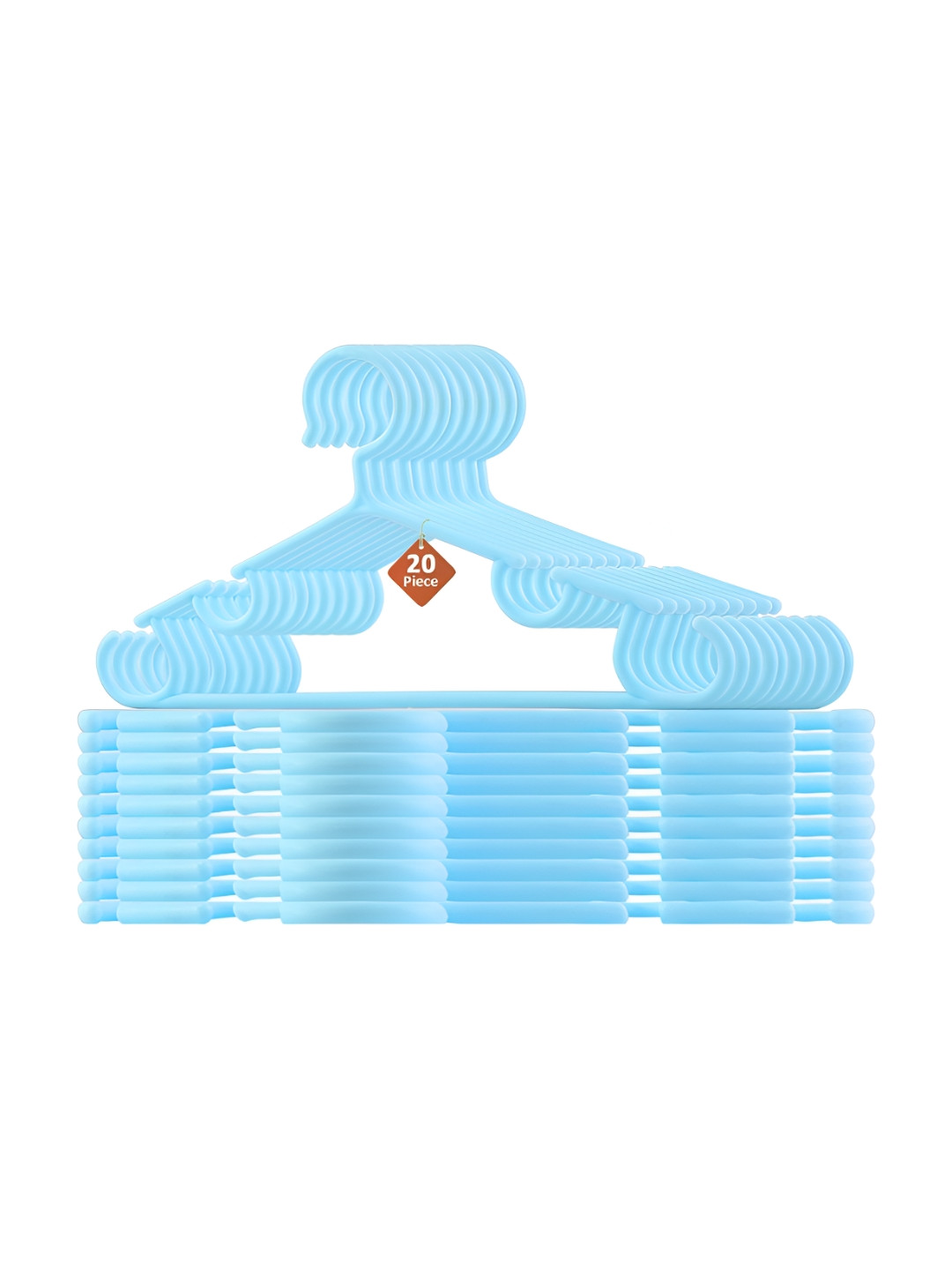 Aura 20-Pcs Blue Multipurpose Baby Wardrobe Hangers