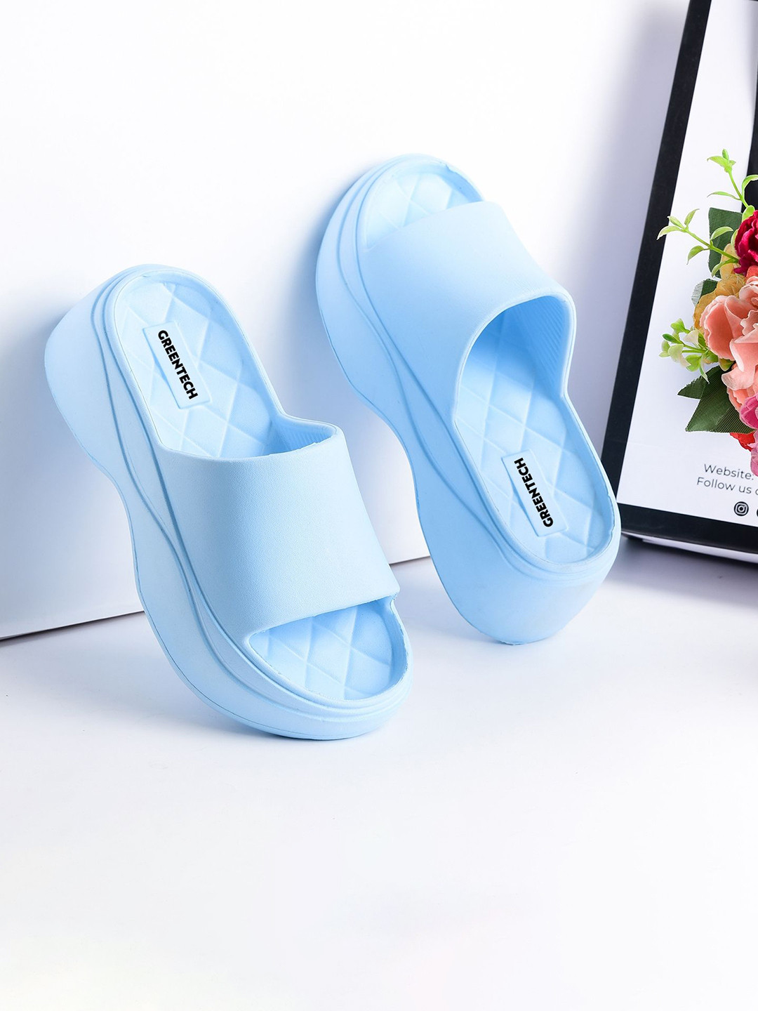 Greentech Women Chunky Sliders