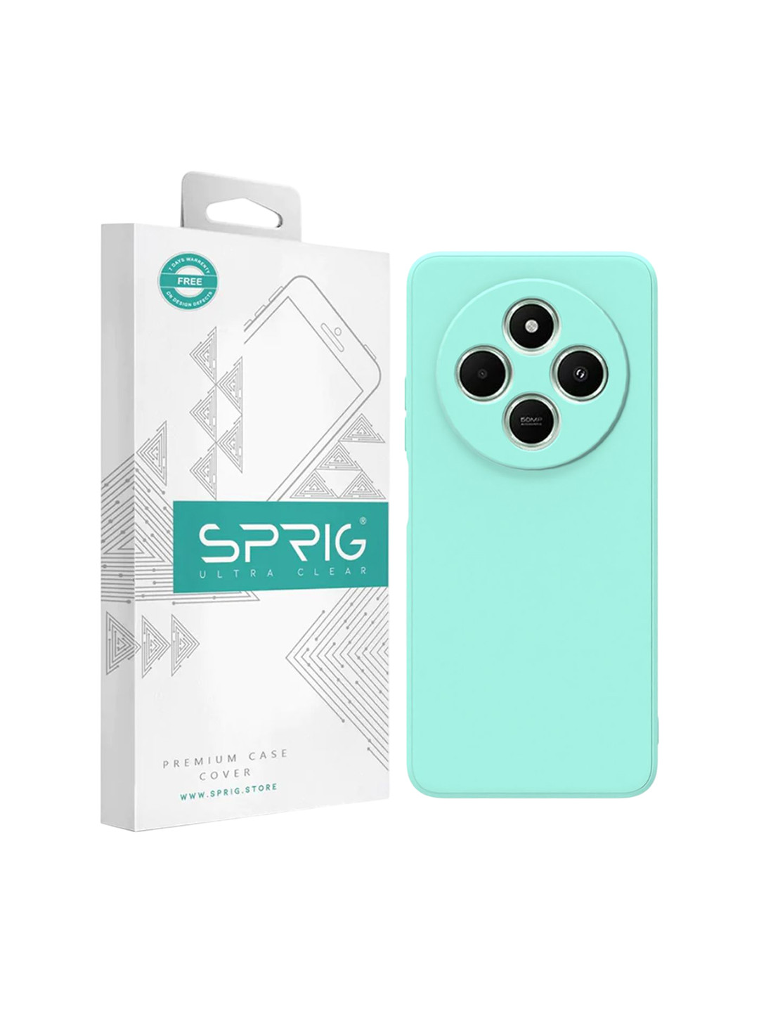SPRIG POCO C75 TPU Matte Back Cover
