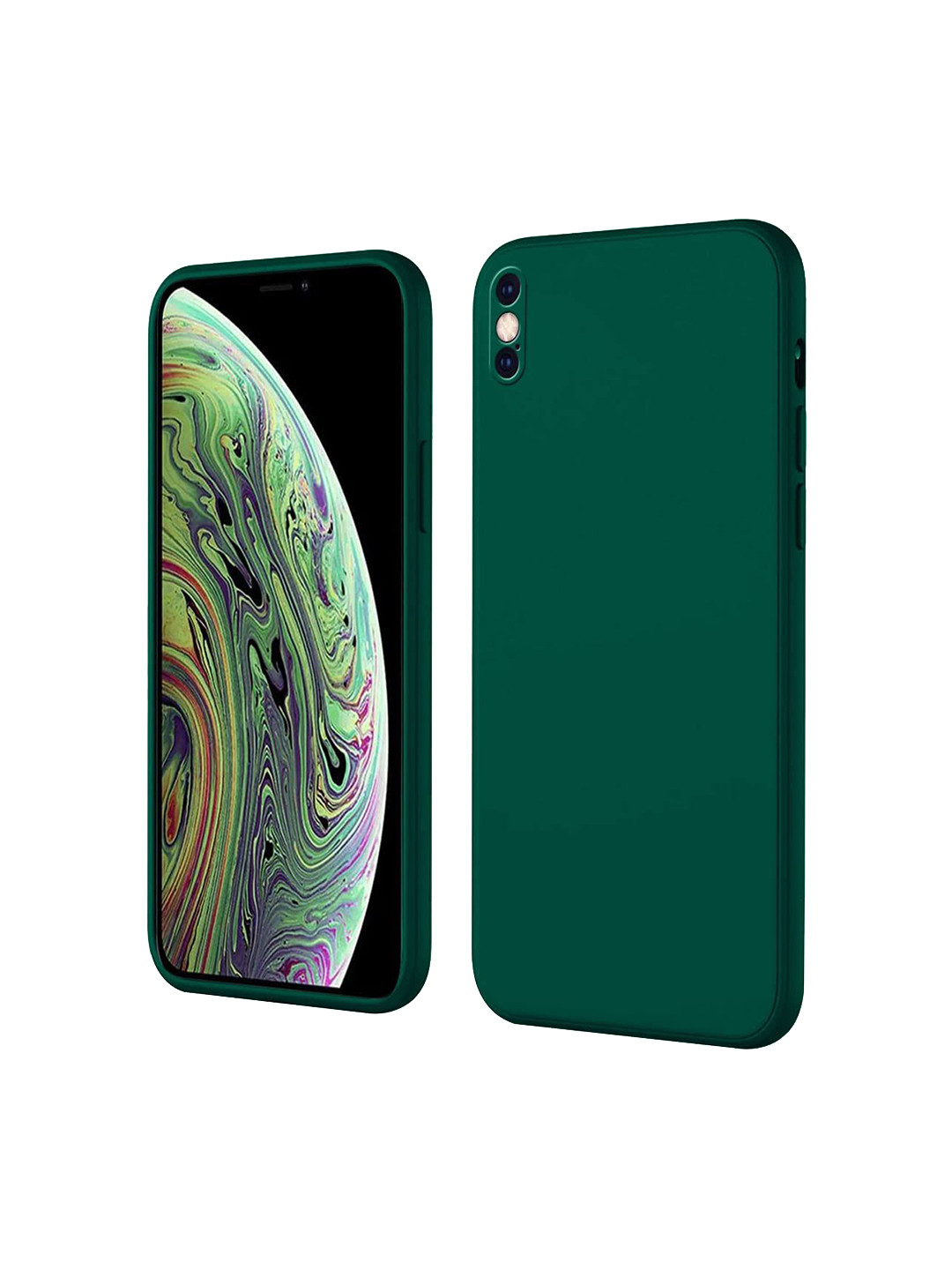 LIRAMARK Solid iPhone Xs Back Case Mobile Accessories