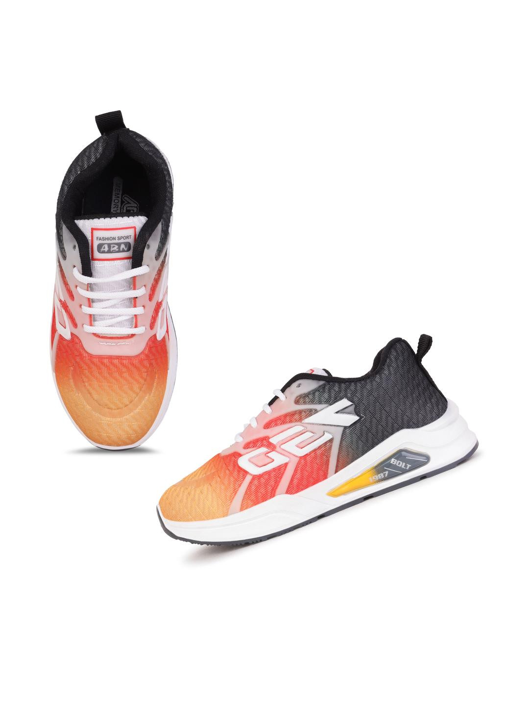 PENNEN Kids Printed Comfortable Round Toe Mesh Sneakers