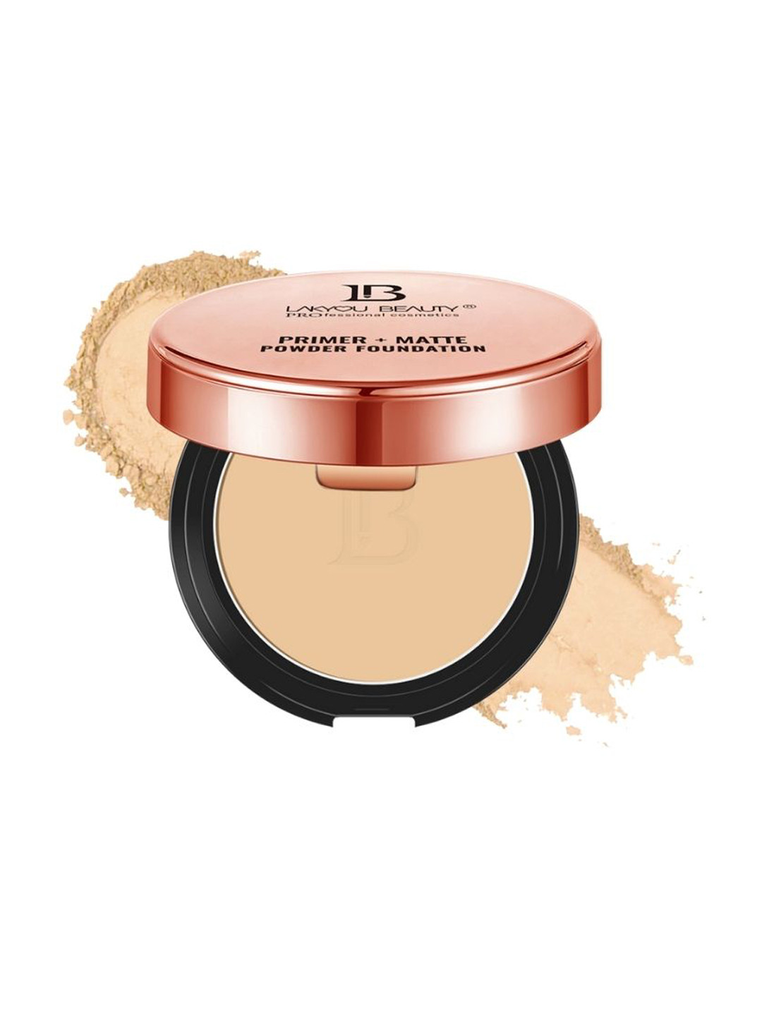 LAKYOU BEAUTY Primer & Matte Waterproof Compact Powder - 30 g - Rice Nude 05