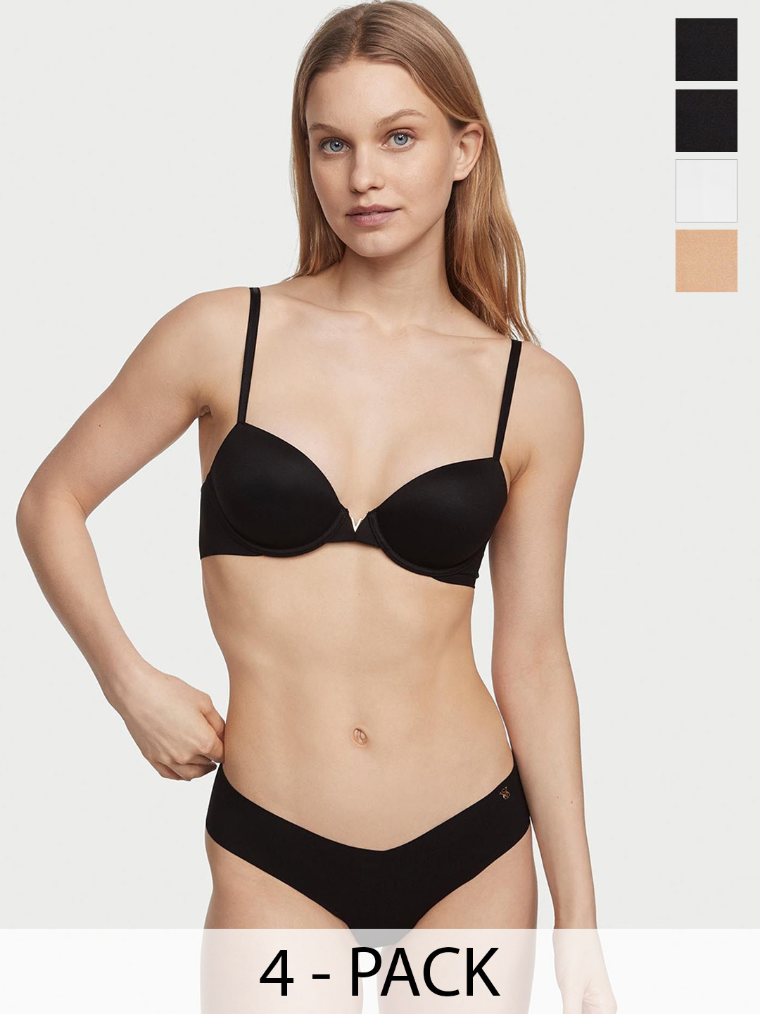 Victoria's Secret Pack Of 5 Assorted Seamless Thong Panties 1124495669SM