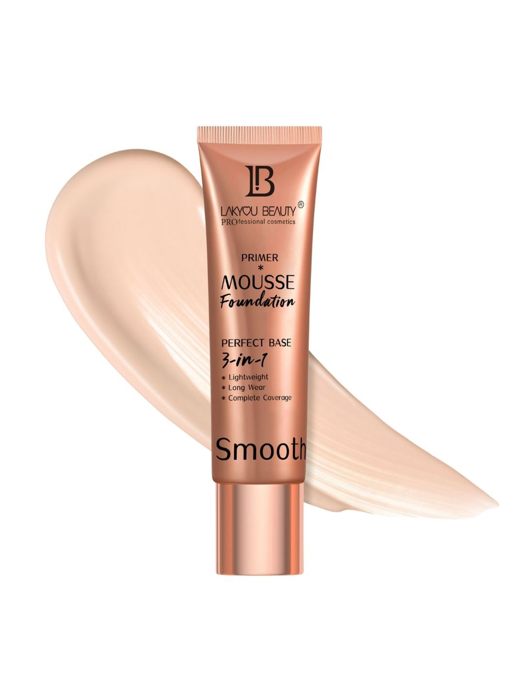 LAKYOU BEAUTY Primer + Mousse Lightweight Foundation 30ml - White Ivory 01