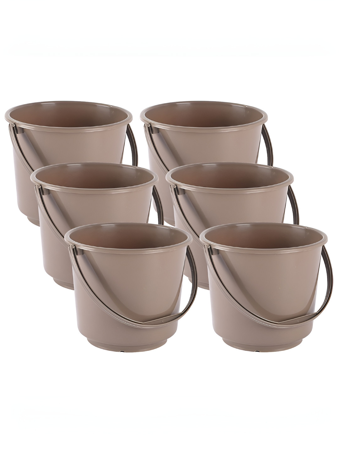 Aura Brown 6 Pieces Buckets - 5000 ml Each