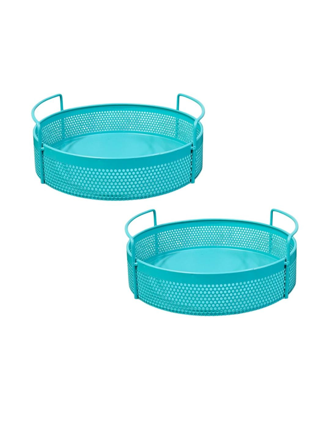 Vanity Round Metal Storaged Basket