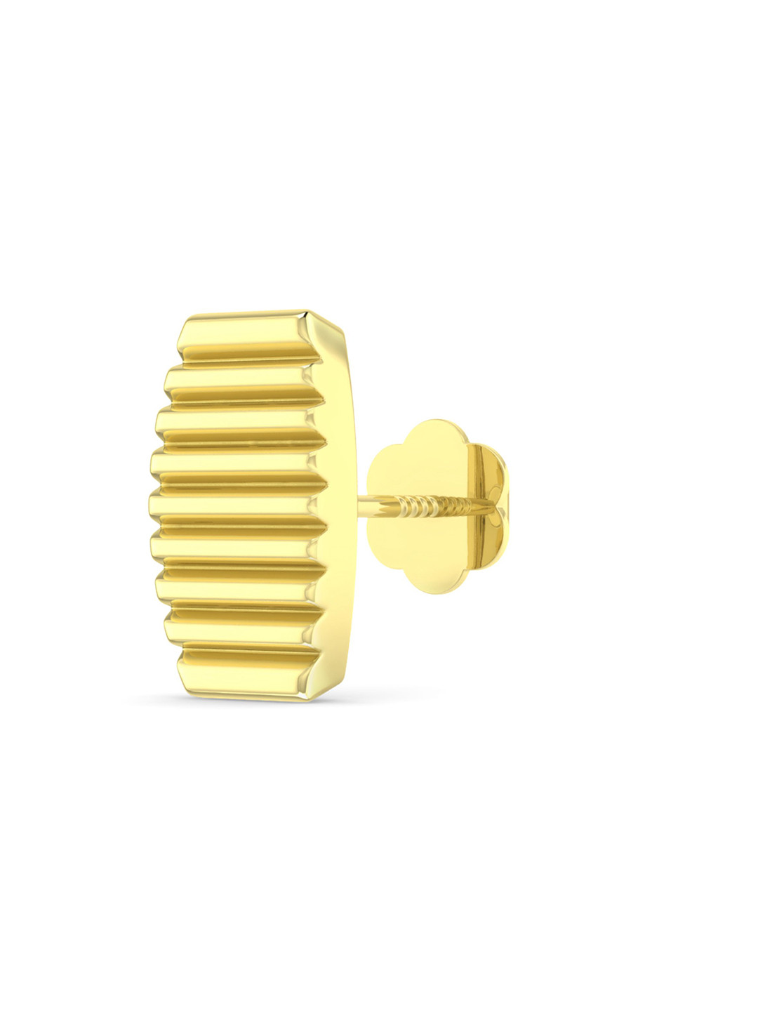 ORIONZ Men Oblong Stripes  Contemporary Stud