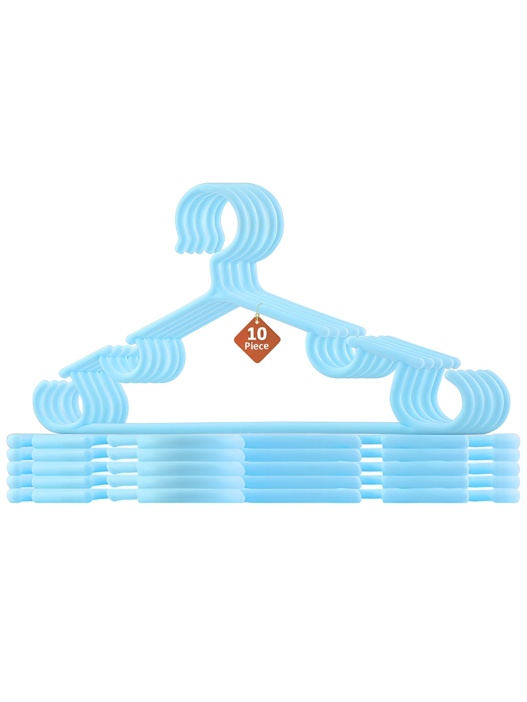 Aura 10-Pcs Blue Multipurpose Cloth Hangers