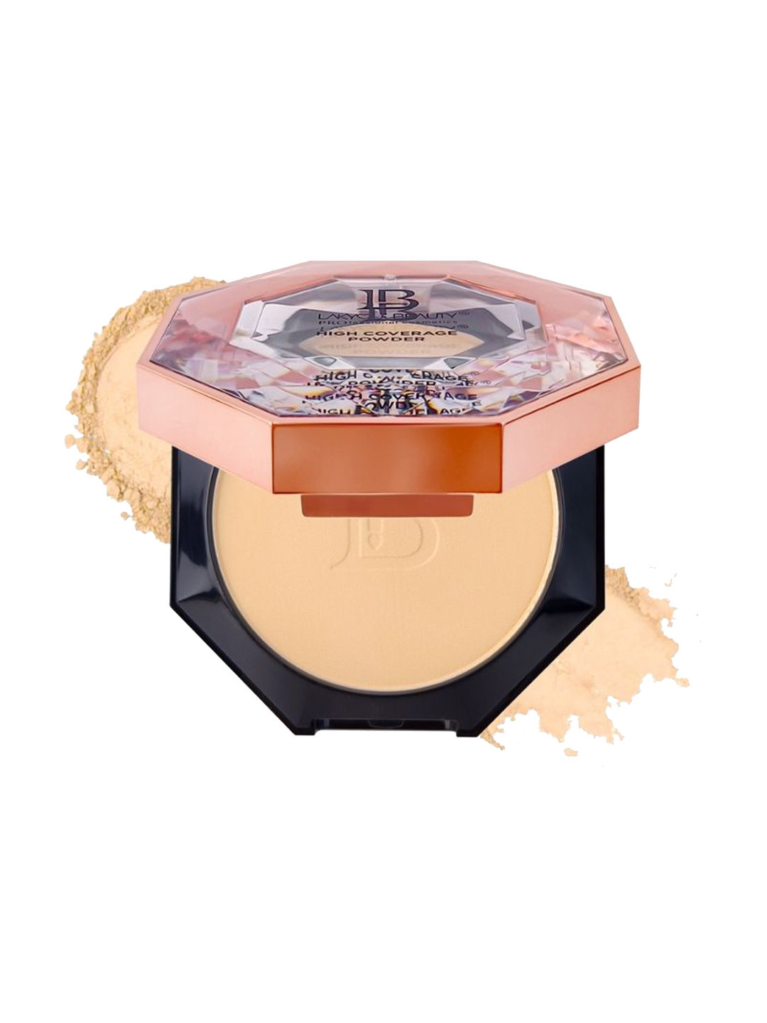 LAKYOU BEAUTY High Coverage Oil Control Compact Powder - 15 g - Natural Beige 03