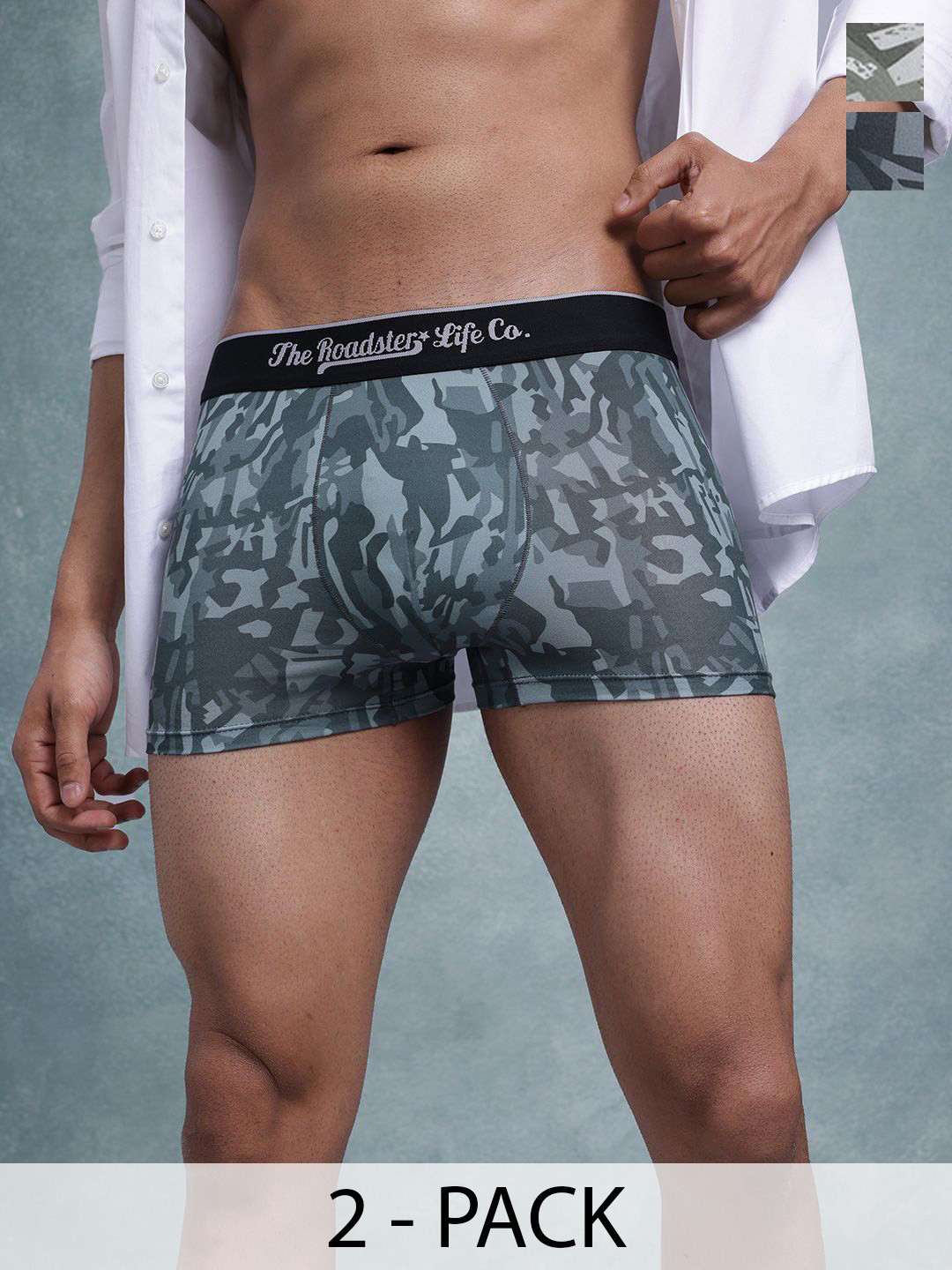 The Roadster Lifestyle Co Pack Of 2 Printed Lightweight Trunk-PACK OF 2-PV-Print-RO5-RO18-