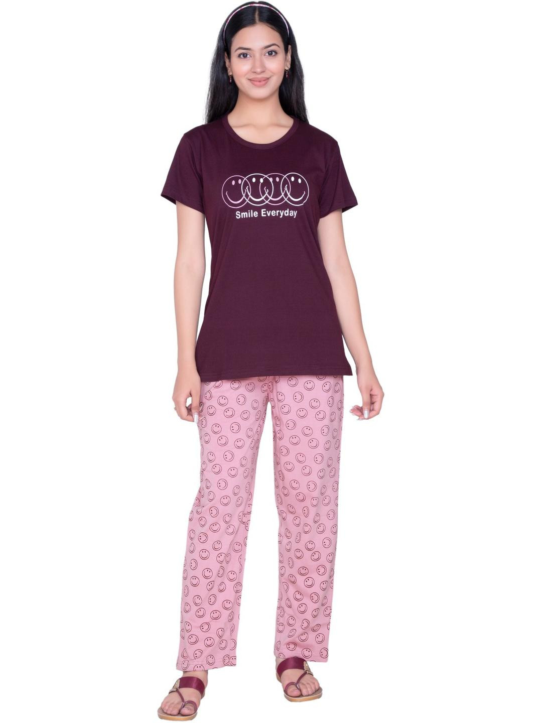 AWIBE Women Printed Night suit