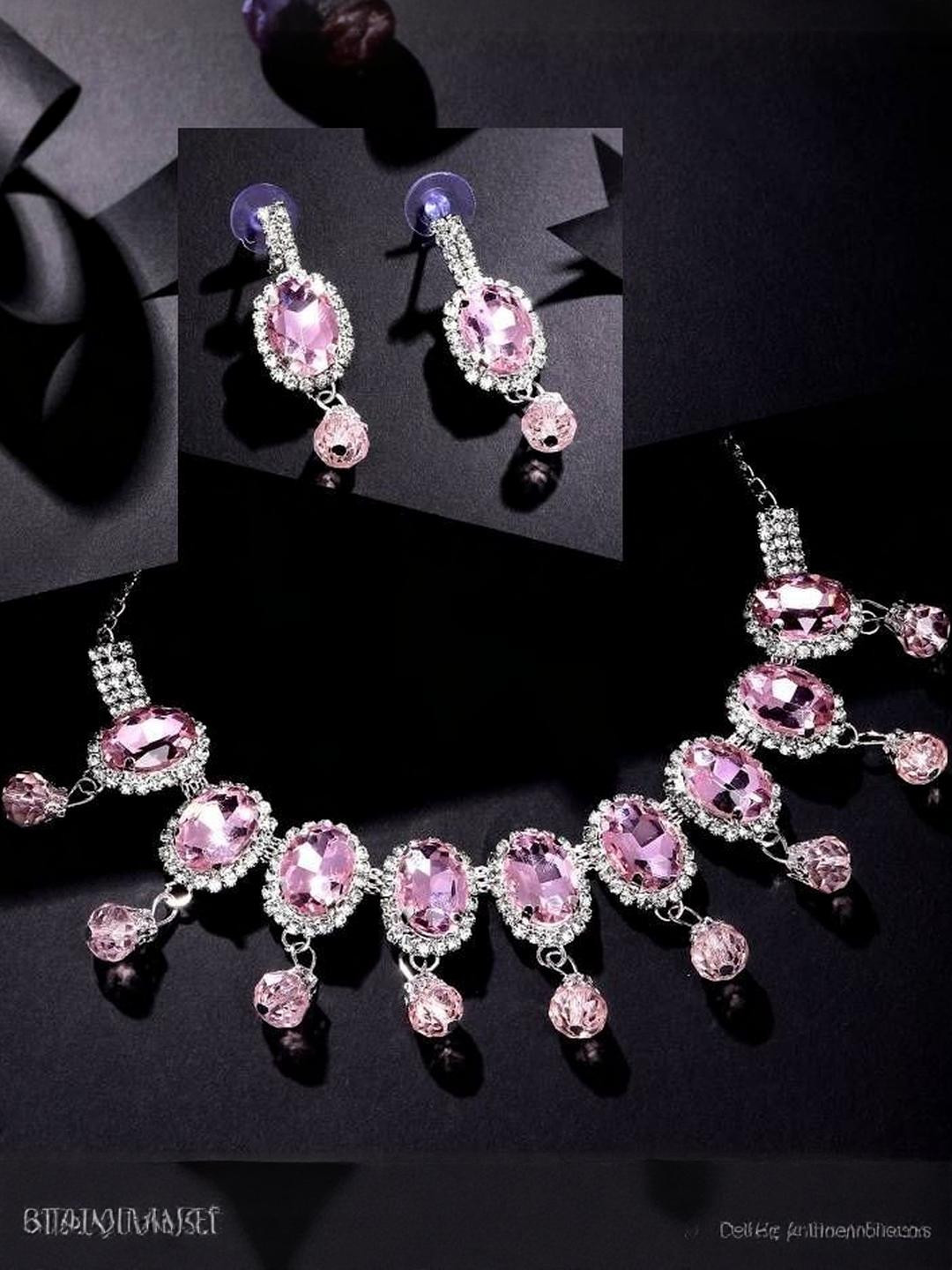 TIGENECY Women Silver-Plated Alloy Jewellery Set