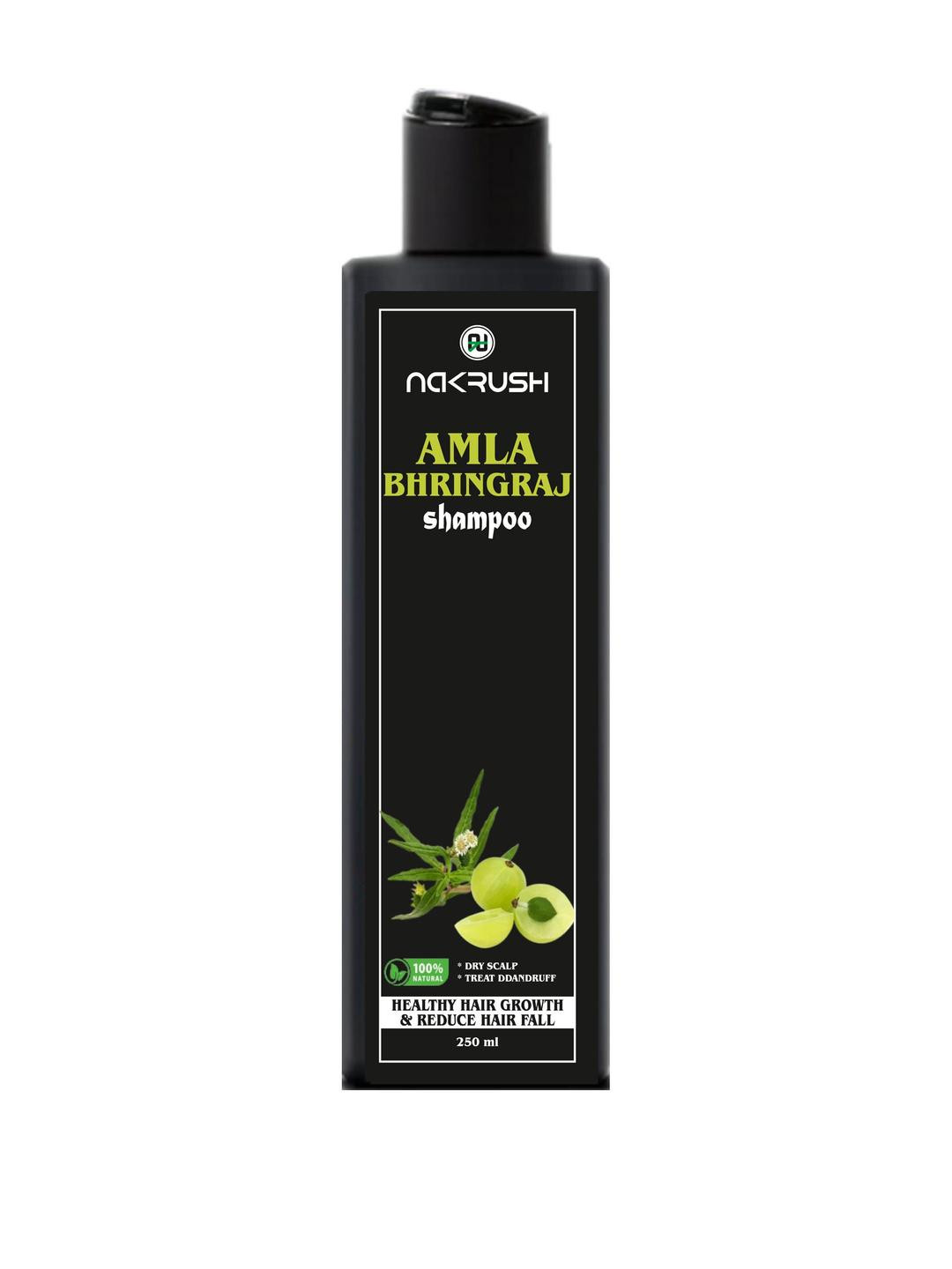 NAKRUSH LIFESTYLE Amla Bhringraj Shampoo For Hair Growth & Hair Fall Control - 250 ml