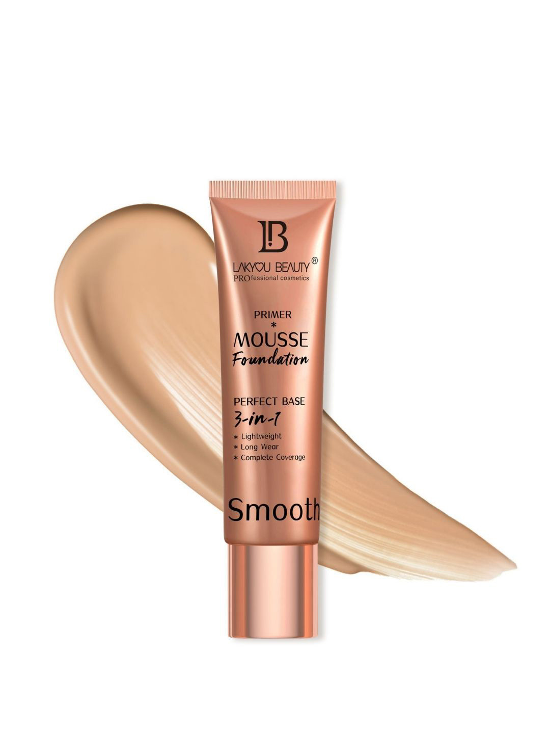 LAKYOU BEAUTY Primer + Mousse Lightweight Foundation 30ml - Natural Nude 04