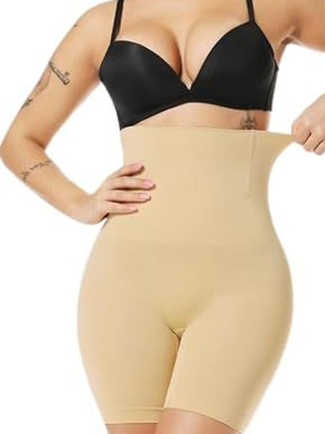 Zovzi Women Beige Nylon Shapewear